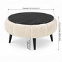 Atelier Del Sofa Papatya 60 - Crema, Mármol Negro